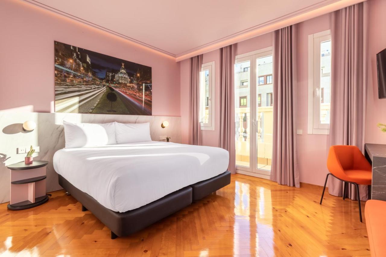 Ikonik Gran Via Hotell Madrid Eksteriør bilde
