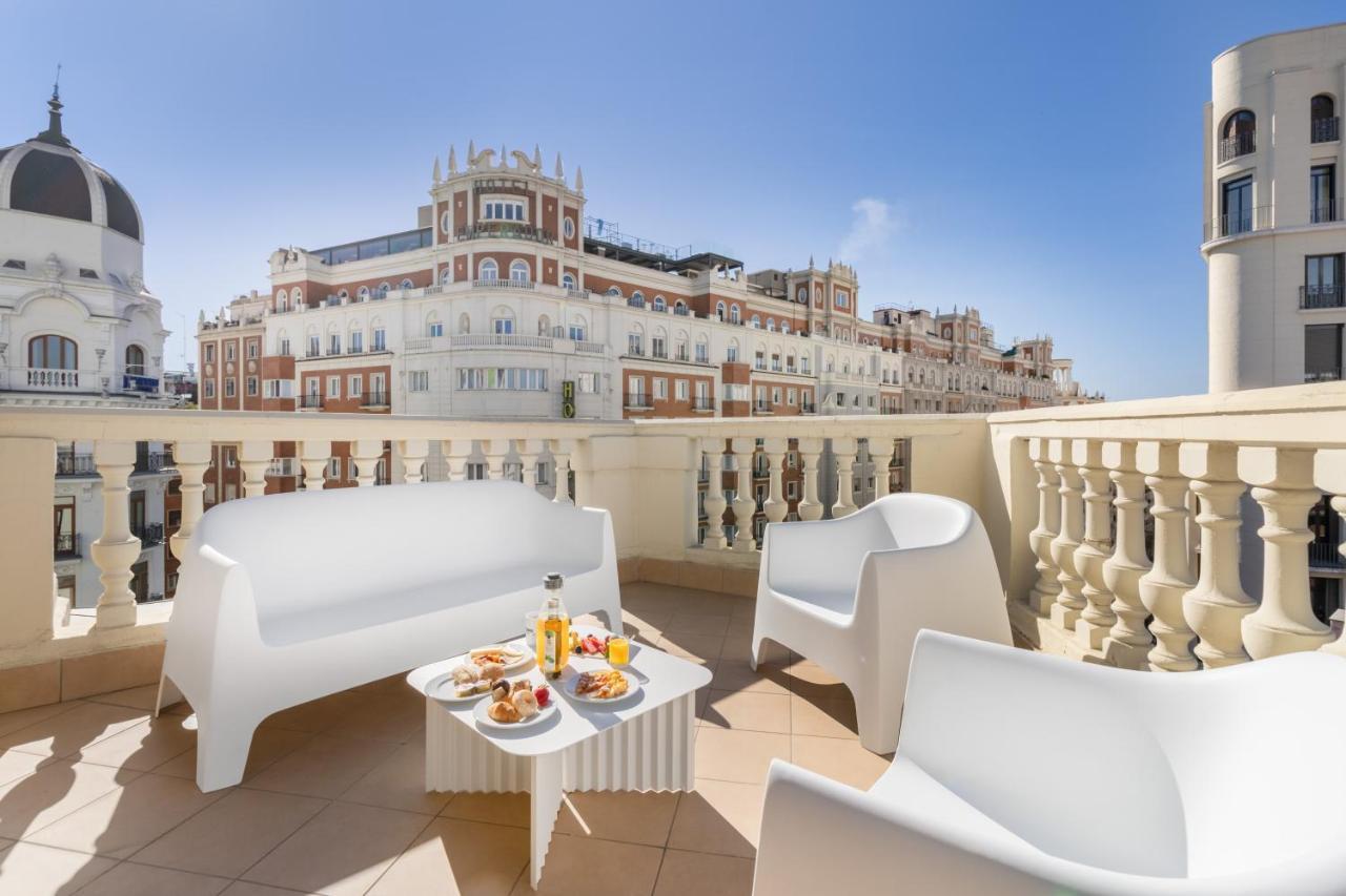 Ikonik Gran Via Hotell Madrid Eksteriør bilde