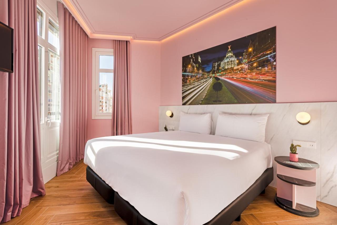 Ikonik Gran Via Hotell Madrid Eksteriør bilde