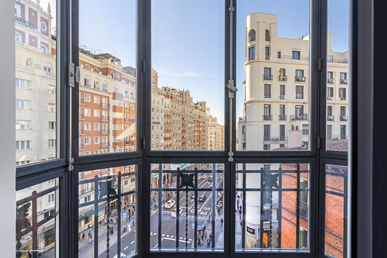 Ikonik Gran Via Hotell Madrid Eksteriør bilde
