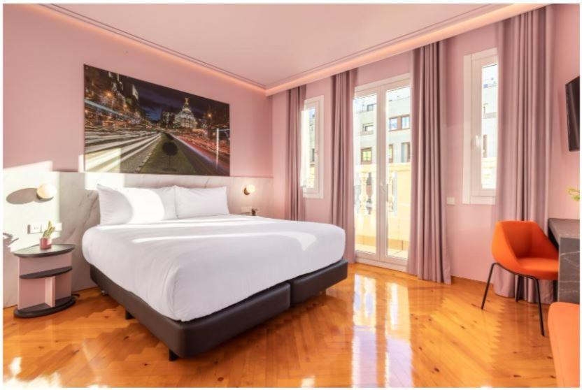 Ikonik Gran Via Hotell Madrid Eksteriør bilde
